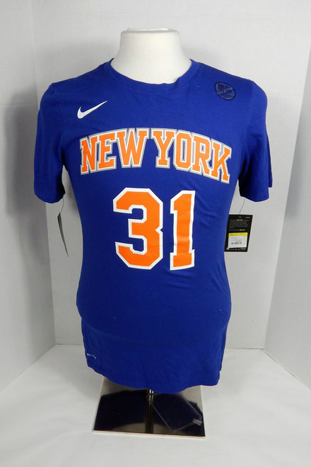 2017-18 Mens New York Knicks Ron Baker #31 N&N Blue T-Shirt Nike S