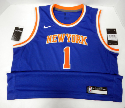 2022-23 Youth New York Knicks Obi Toppin #1 Swingman Blue Jersey Nike XL