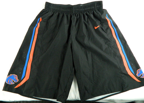 Boise State Broncos Team Issued Black Nike Basketball Shorts Size L