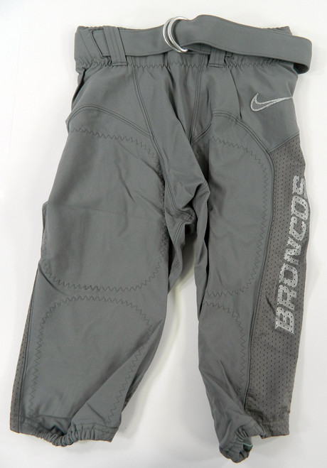Boise State Broncos Team Used Gray Nike Football Pants Size 34
