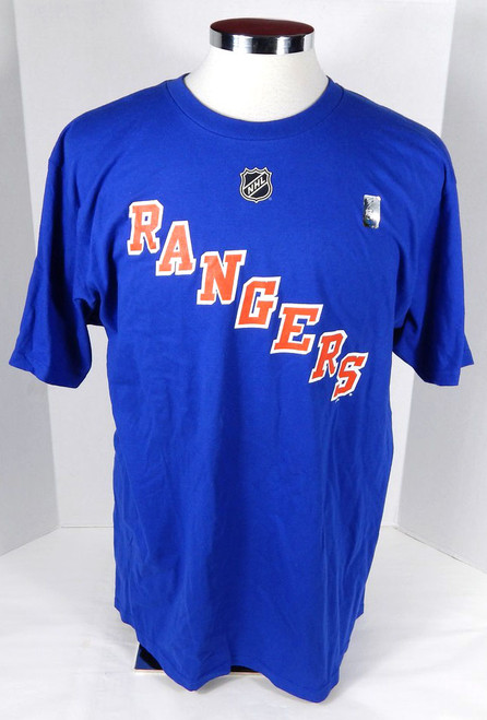 2016 Adult New York Rangers Henrik Lundqvist #30 Authentic Blue Shirt Adidas XL