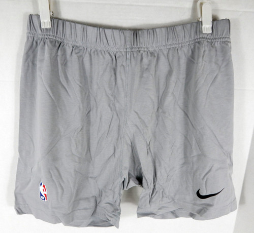 Men's NBA Basketball Team Issued Grey Compression Shorts Nike XL 42S