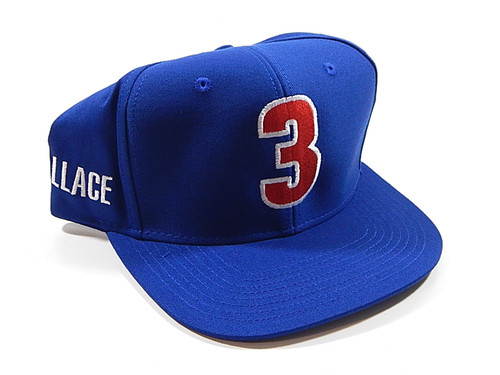Detroit Pistons Ben Wallace #3 Adidas Snapback Hat Cap Royal Blue New