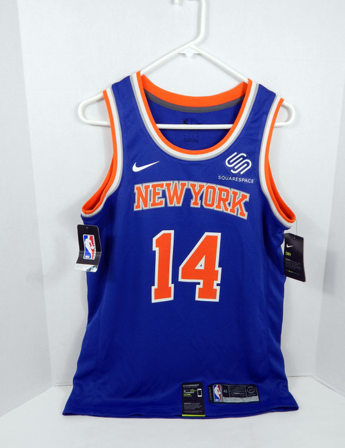2019 Mens New York Knicks Allonzo Trier #14 Swingman Blue Jersey Nike 40