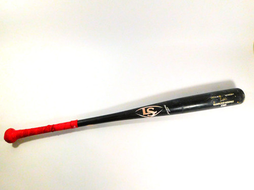 6-3-23 Jeimer Candelario Bottom of the 8th Game-Used Bat Phillies@Nationals  COA