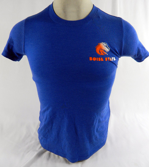 Boise State Broncos Team Issued Nike Blue Shirt Size S