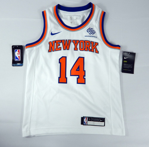 2019 Youth New York Knicks Allonzo Trier #14 Swingman White Jersey Nike S