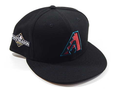 Arizona Diamondbacks 2023 Postseason Black New Era 59Fifty Fitted Hat 7 3/8