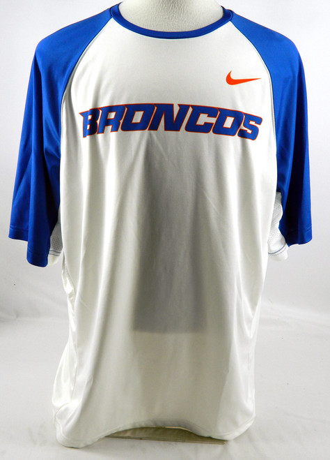 2015-16 Boise State Broncos Team Used White Nike Nike Shirt Size XL