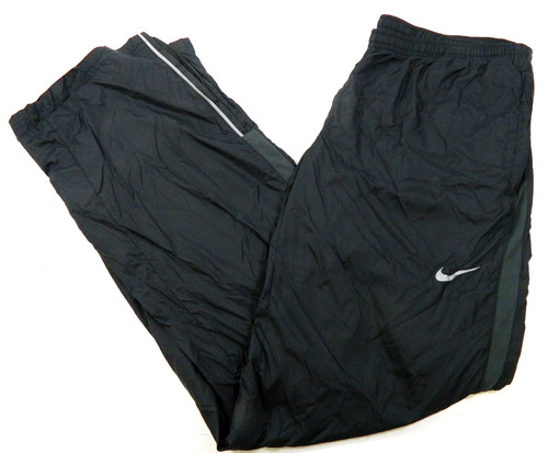 Boise State Broncos Team Used Black Windbreaker Pants Size S