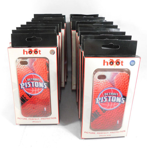 Lot of (20) hoot Detroit Pistons iPhone 4/4s  iPhone 5 Cellphone Hardcover Cases