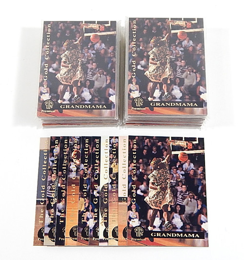 Lot of (10) 1993 Front Row Converse Larry Johnson Grandmama Sets (10) /5000