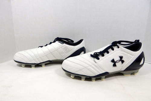 2010 Auburn Tigers UA Dominate H2O White/Navy Soccer Cleats Size 11