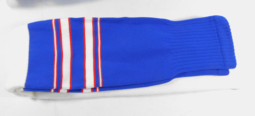 Buffalo Bills Team Issued Linebacker Throwback Game Socks HOME Size 6'3 to 6'5"