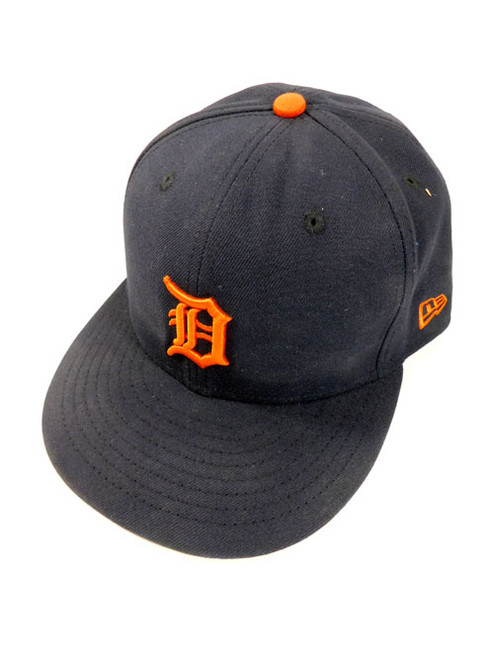 Detroit Tigers A.J. Hinch #14 Game Used ROAD 59FIFTY Ball Cap Size 7 1/2