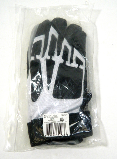 Nike Promo Defensive Tackle IV Style PFG178 Football Gloves Size XXXL 3XL Black/White