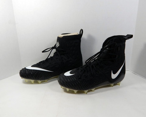 2017 Utah State Aggies Nike Force Savage Elite TD PRF Black Football Cleats 12.5