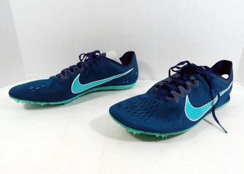 2019 Utah State Aggies Nike Zoom Victory Elite 2 Blue Force Track Spikes Size 13