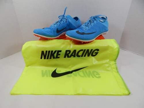 Utah State Aggies Nike Zoom Mamba 3 Football Blue Track Spikes Size 9.5