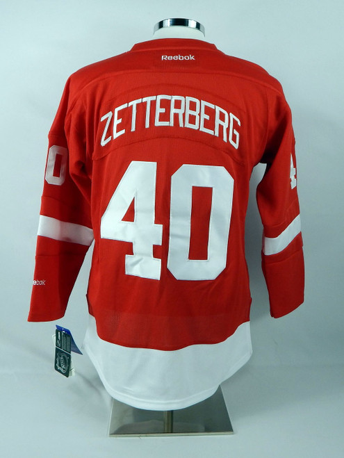Youth Detroit Red Wings Henrik Zetterberg #40 Authentic Red Jersey Reebok L/XL 7