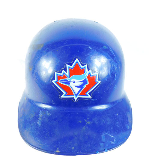 Toronto Blue Jays Team Issued/Used ABC Double Flap Batting Helmet 7