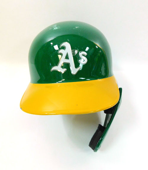 2020 Ramon Laureano Oakland A's Game Used Rawlings Right Batting Helmet COA