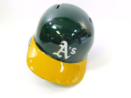 2019 Matt Joyce Oakland A's #23 Game Used Rawlings Left Batting Helmet COA