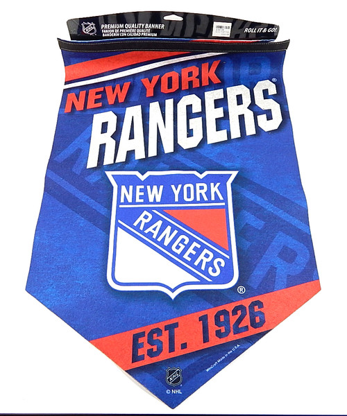 New York Rangers Logo Wincraft NHL Premium Quality Banner New 17x26
