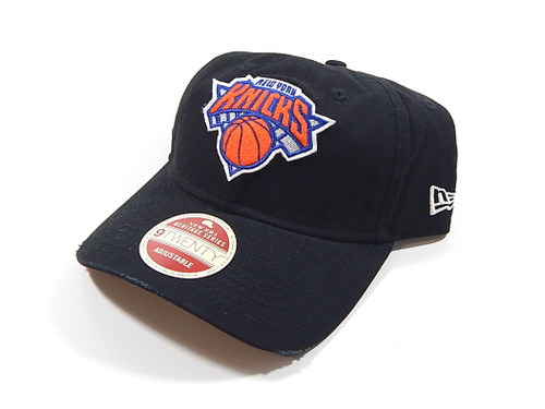 New York Knicks Rugged Patch New Era Heritage Series Adjustable Dad Hat Cap