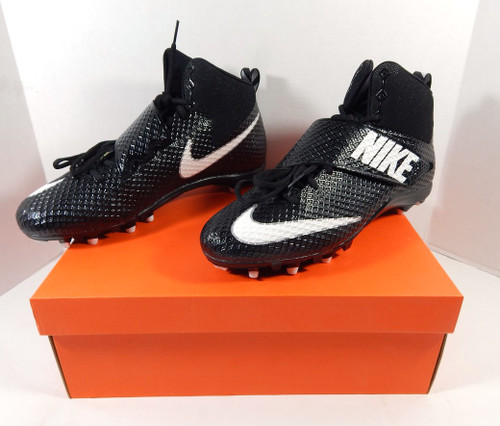 Utah State Aggies Nike Black Lunarbeast E TD CF Midtop Football Cleats 14