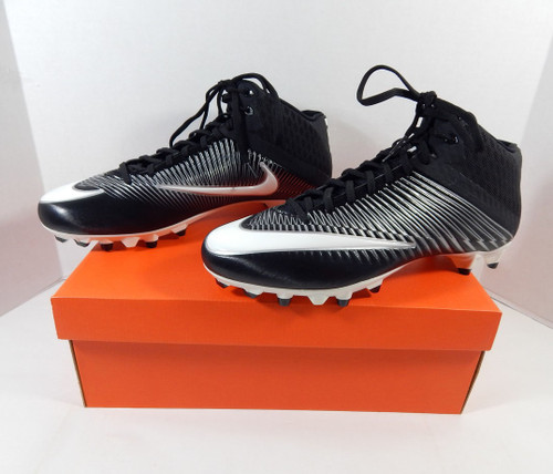 Utah State Aggies Nike Black Vapor Speed 2 3/4 TD Midtop Football Cleats 13.5