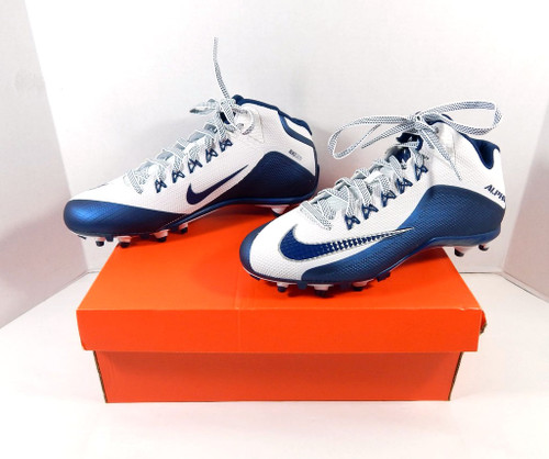 Utah State Aggies Nike Navy Alpha Pro 2 3/4 TD Low Football Cleats 10