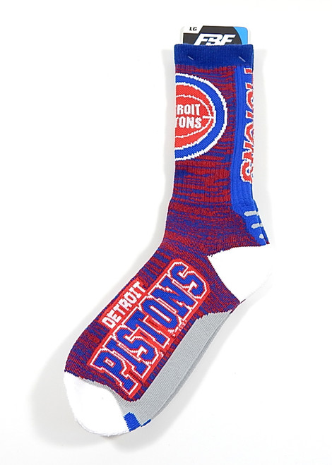 Detroit Pistons Jump RMC Key FBF Originals Socks Size Large New