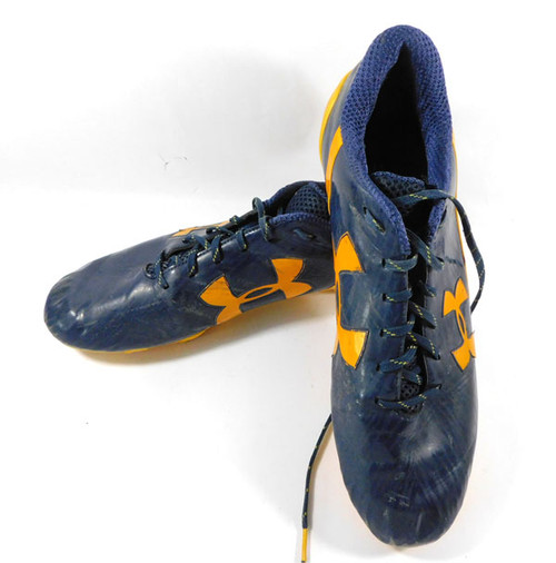 2017 Josh Drayden California Golden Bears Player Worn by #20 Cleats Size 13 COA