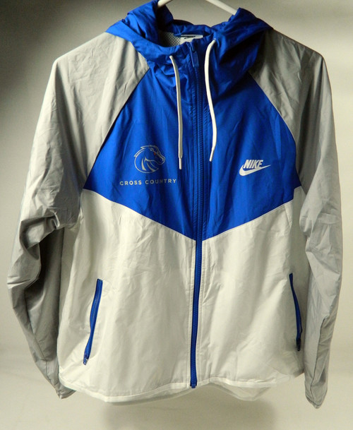 Boise State Broncos Cross Country Nike Mid-Weight Windbreaker Jacket New L