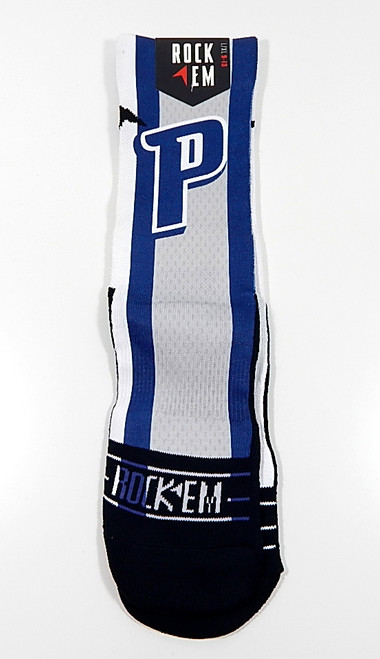 Detroit Pistons Chrome Jersey Rock Em Apparel Socks Size L / XL 9-13 New