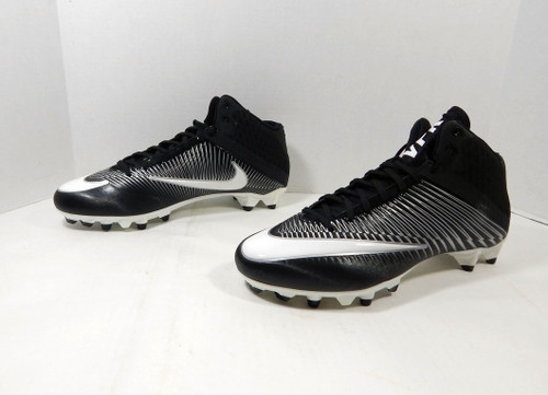 Nike Vapor Speed 2 3/4 TD CF Midtop Black Football Cleats Size 12