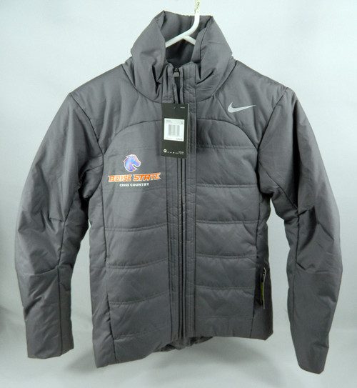 Boise State Broncos Women's Cross Country Team Issued Gray Nike Jacket New XS