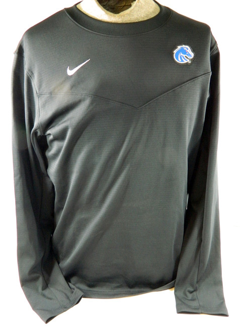 Boise State Broncos Team Issue Nike Dri-Fit Long Sleeve Warm Up Shirt New Size L
