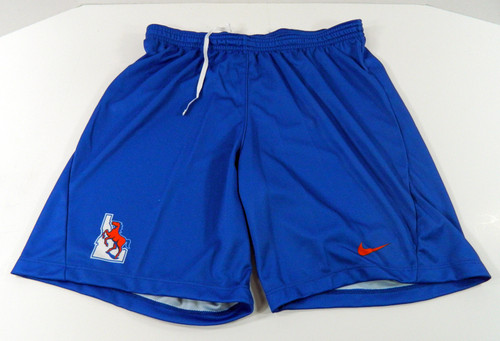 Boise State Broncos Team Issued Royal Blue Nike Track Shorts Size M New