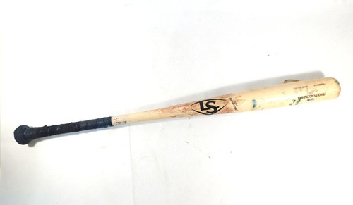 2023 Jeimer Candelario Washington Nationals Game Used LS M356H Bat COA