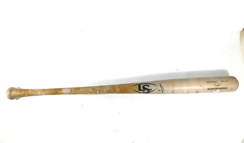 2023 Stone Garrett Phillies @ Nationals Game Used LS M110 Bat COA 8-19-23