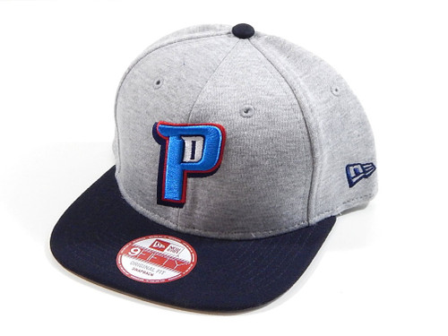 Detroit Pistons Team Boost New Era 9Fifty Snapback Hat Cap Heather Gray New