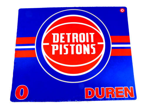 2022-2023 Jalen Duren #0 Detroit Pistons Team Issued Floor Mat