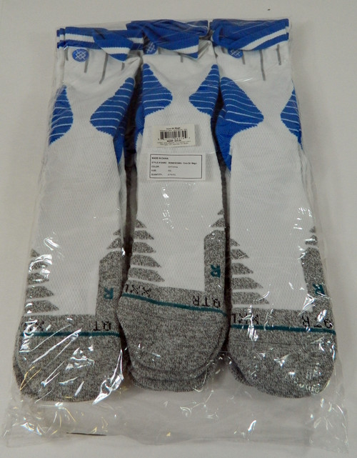 6-Pair Orlando Magic NBA Team Issued Stance Core White Quarter Socks XXL New