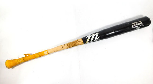 2023 Josh Palacios Game-Used marucci Nicky2 Bat Pirates @ Brewers COA
