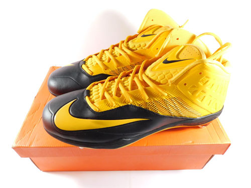 2015 Nike Zoom Code Elite 3/4 D PF Football Cleats Size 14.5 Gold/Blk 620501 725