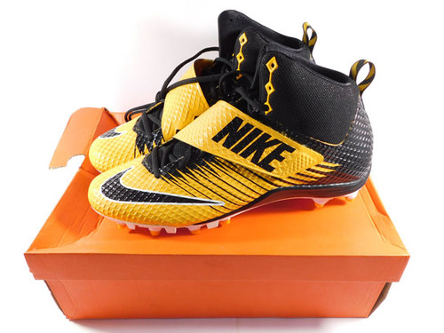 2016 NIKE Lunarbeast Pro TD PF Football Cleats Size 14.5  #847554 025 Blk/Gold