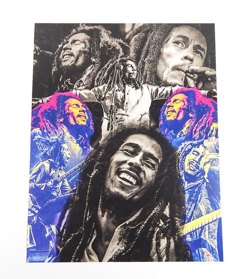 Bob Marley Lithograph Print Poster Limited Edition Print #'d /100 11x14
