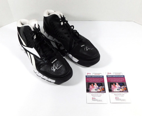 Jameer Nelson Signed Game Issued Reebok Basketball Shoes 2 JSA Autos DA059006
